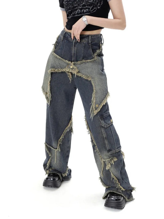 American Street High Waist Wide Leg Jeans